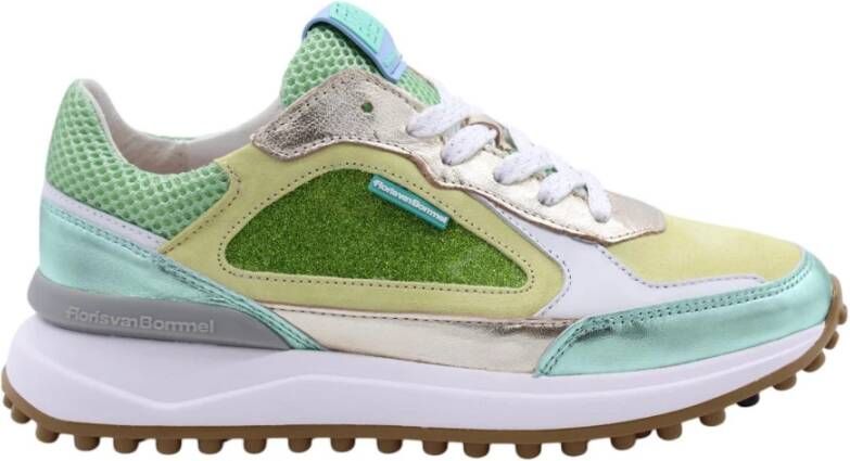 Floris van Bommel Noppi 35.37 leren sneakers lichtgroen - Foto 2