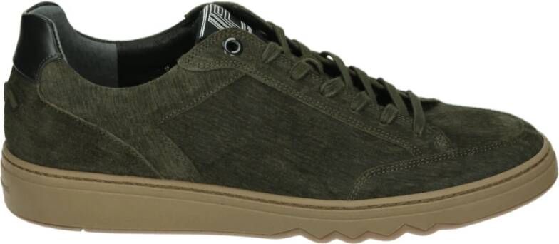 Floris van Bommel Groene Suède Casual Schoenen