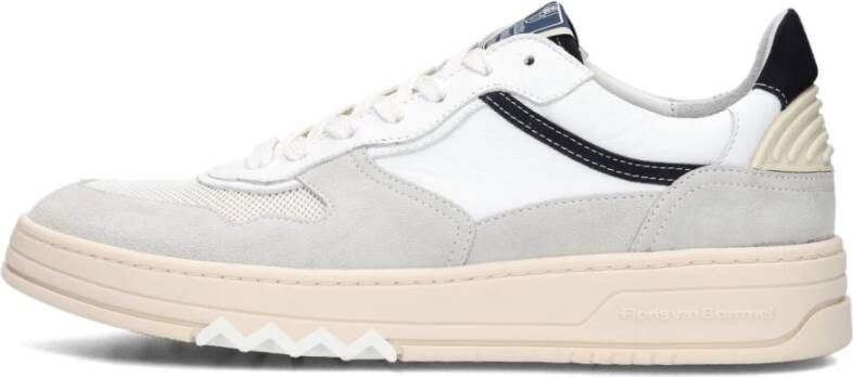 FLORIS VAN BOMMEL Sneakers Heren Sfm-10166 De Okker Maat: 41⅓ Materiaal: Suède Kleur: Wit - Foto 4
