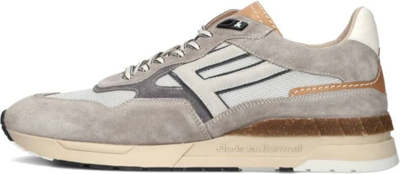 Floris van Bommel Heren Sneakers Taupe Sfm-10153 Beige Heren