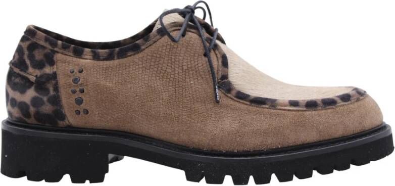 FLORIS VAN BOMMEL Veterschoenen Dames Sfw-30036 Selsi Maat: 41 Materiaal: Suède Kleur: Taupe - Foto 3