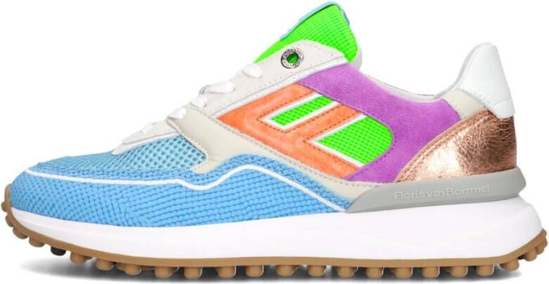 Floris van Bommel Kleurrijke lage sneakers voor dames Multicolor Dames