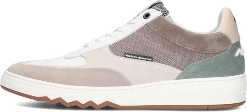 Floris van Bommel Lage Heren Sneakers Taupe Multicolor Heren