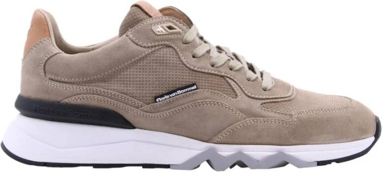 Floris van Bommel Moderne Stijlvolle Sneakers Beige Heren