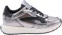 FLORIS VAN BOMMEL Lage Sneakers Dames Sfw-10138 Suvi Maat: 38 5 Materiaal: Leer Kleur: Zilverkleurig - Thumbnail 2