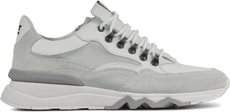 Floris van Floris van Bommel van Floris van Bommel Sneakers Heren Lage sneakers Herenschoenen Leer SFM-10135 Wit - Foto 15