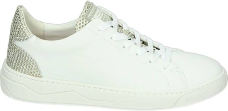 Floris van Bommel SFW-10063-60-02~~~~~~~~~~~~~~~ Lage sneakers Dames sneakers Wit beige