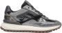 Floris van Bommel Sfw-10128 Noppi Sneakers Leer Dames Zilverkleurig - Thumbnail 2