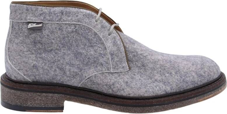 FLORIS VAN BOMMEL Lage Sneakers Heren Sfm-10248 De Gripper Maat: 41⅓ Materiaal: Suède Kleur: Grijs - Foto 18