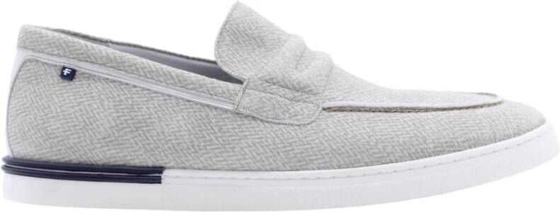 Floris van Bommel Stijlvolle Mocassin Loafers Gray Heren