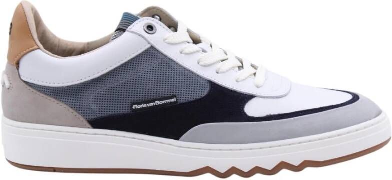 FLORIS VAN BOMMEL Lage Sneakers Heren Sfm-10143 De Kupster Maat: 44⅔ Materiaal: Nubuck Kleur: Blauw - Foto 2