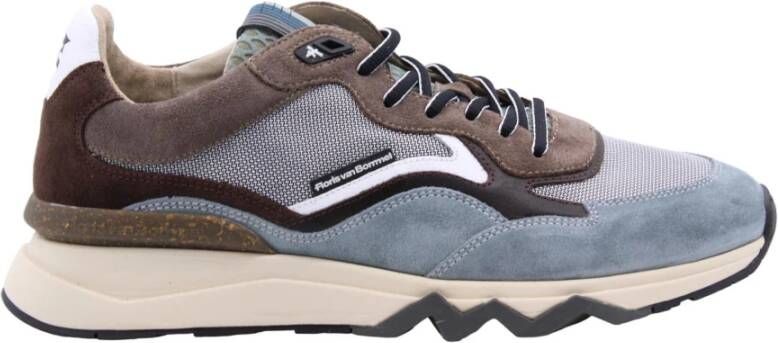 FLORIS VAN BOMMEL Lage Sneakers Heren Sfm-10178 Maat: 43⅓ Materiaal: Suède Kleur: Blauw - Foto 4