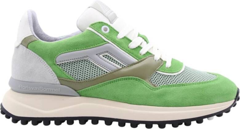 Floris van Bommel DE~GROMMER~07.00~~~~~~~~~~~~~~ Lage sneakersVrije tijdsschoenenHeren sneakers Groen - Foto 14