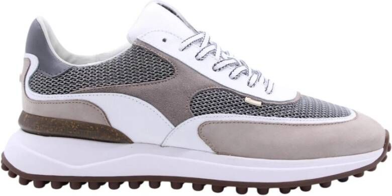 FLORIS VAN BOMMEL Lage Sneakers Heren Sfm-10207 Noppi Maat: 40⅔ Materiaal: Suède Kleur: Taupe - Foto 2