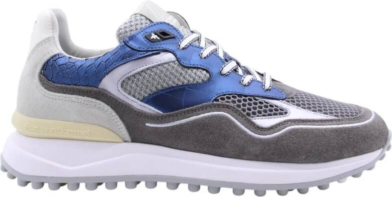 FLORIS VAN BOMMEL Lage Sneakers Heren Sfm-10206 Noppi Maat: 46 Materiaal: Suède Kleur: Blauw - Foto 2
