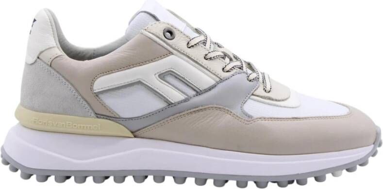 FLORIS VAN BOMMEL Lage Sneakers Heren Sfm-10139 Noppi Maat: 43⅓ Materiaal: Textiel Kleur: Beige - Foto 2