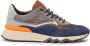 FLORIS VAN BOMMEL Lage Sneakers Heren Sfm-10178 De Zager Maat: 40⅔ Materiaal: Suède Kleur: Oranje - Thumbnail 3