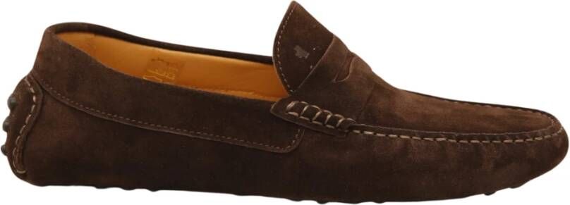 Van Bommel Bruin Suède Loafer Brown Heren