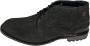 Floris van Bommel CREPI~11.28~~~~~~~~~~~~~~~~~~~ Vrije tijd half-hoogHeren veterschoenHeren sneakers Zwart - Thumbnail 8