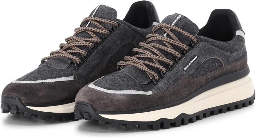 FLORIS VAN BOMMEL Lage Sneakers Heren Sfm-10248 De Gripper Maat: 41⅓ Materiaal: Suède Kleur: Grijs - Foto 15