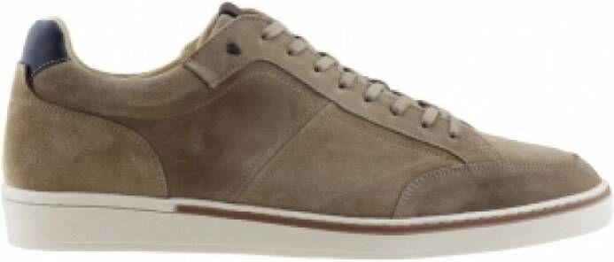 Floris van Floris van Bommel Sneakers Heren Lage sneakers Herenschoenen Suède SBM-10019 Midden bruin - Foto 4