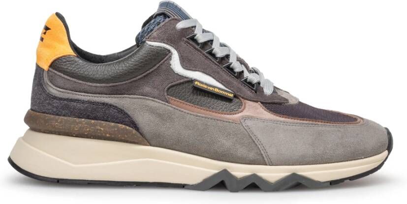 FLORIS VAN BOMMEL Lage Sneakers Heren Sfm-10248 De Gripper Maat: 41⅓ Materiaal: Suède Kleur: Grijs - Foto 16