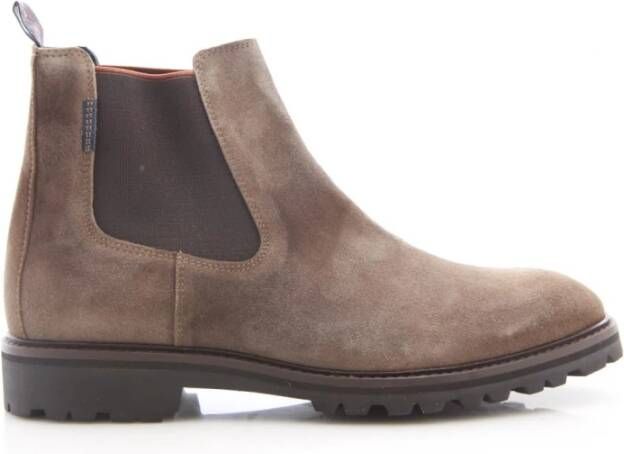 Van Bommel Klassieke Winter Chelsea Boot Brown Heren