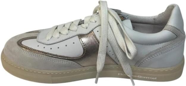 FLORIS VAN BOMMEL Lage Sneakers Dames Sfw-10096 Minni Leer Wit - Foto 6