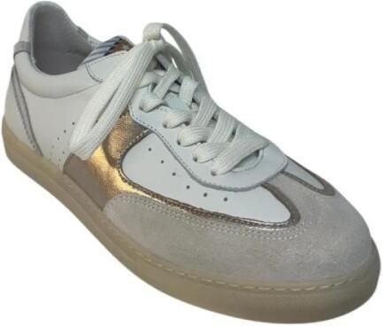 FLORIS VAN BOMMEL Lage Sneakers Dames Sfw-10096 Minni Leer Wit - Foto 7