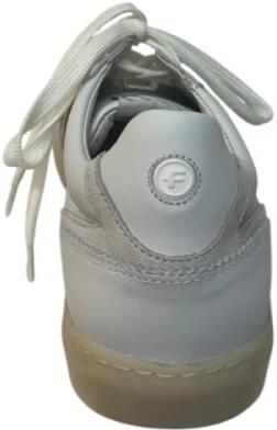 FLORIS VAN BOMMEL Lage Sneakers Dames Sfw-10096 Minni Leer Wit - Foto 9
