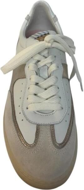 FLORIS VAN BOMMEL Lage Sneakers Dames Sfw-10096 Minni Leer Wit - Foto 8