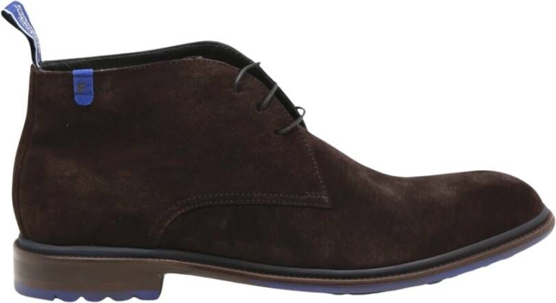 Van Bommel Stijlvol Bruin Leren Halfboot Brown Heren