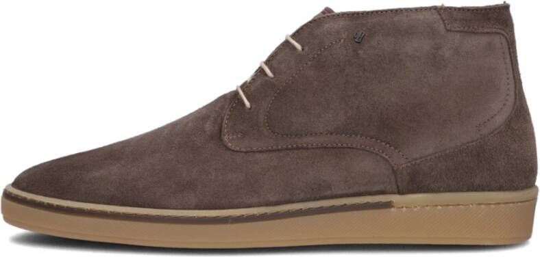 VAN BOMMEL Veterschoenen Heren Sbm-50036 Bora Maat: 46 Materiaal: Suède Kleur: Taupe - Foto 3