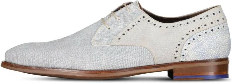 Floris van bommel 30361 De Stapper 39.11 Light Grey G+ Wijdte Veterschoenen - Foto 10