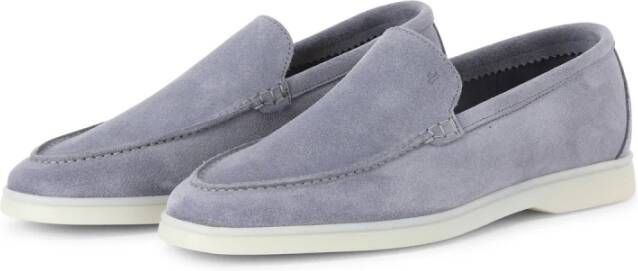 Van Bommel Velours Loafers met Rubberen Zool