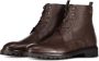 Van Bommel Winter Veterschoenen met Lamsvacht Voering Brown Heren - Thumbnail 2