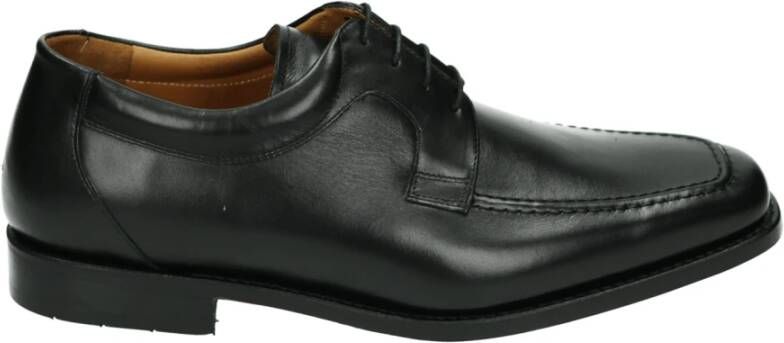Van bommel SBM 30030 10 01 Black I Wijdte Veterschoenen