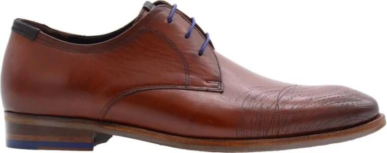 Floris van Bommel Veterschoen Brown Heren