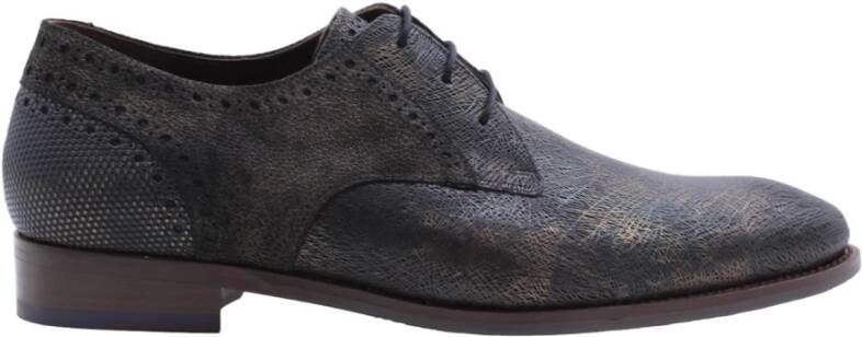 Floris van Bommel Veterschoen Brown Heren