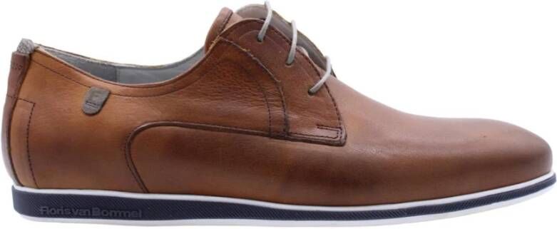 Floris van Bommel Veterschoen Brown Heren