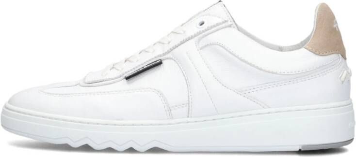 Floris van Bommel Witte Heren Sneakers Sfm-10216 De Kupster