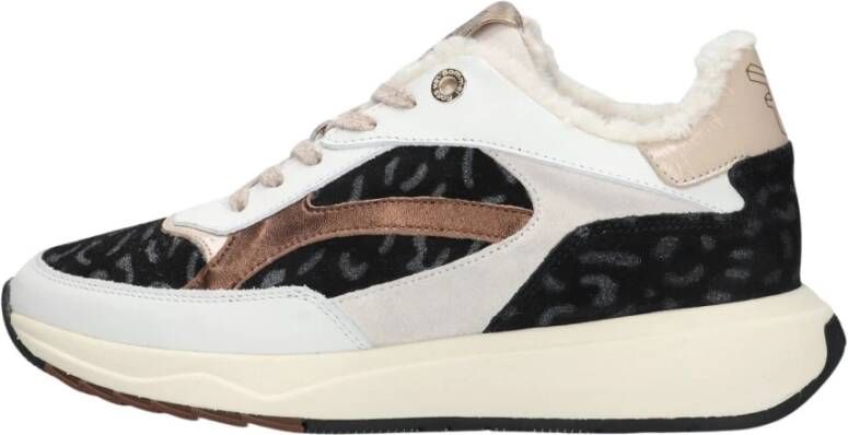 Floris van Bommel Witte lage sneakers voor dames
