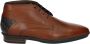 Floris van Bommel Zakelijke Midden Cognac Leren Schoenen - Thumbnail 2