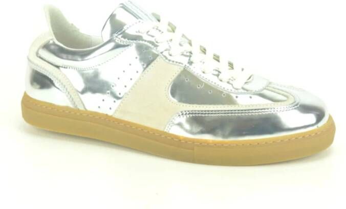 Floris van Bommel Zilver Sneaker met Gumzool