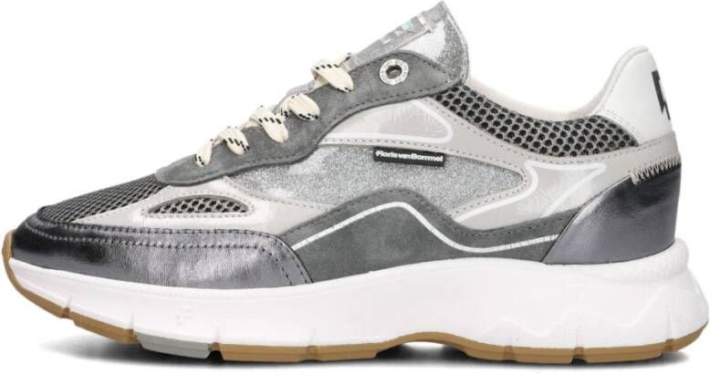 Floris van Bommel Zilveren Chunky Sole Sneakers Sfw-10101