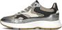 FLORIS VAN BOMMEL Lage Sneakers Dames Sfw-10133 Daysi Maat: 38 Materiaal: Leer Kleur: Zilverkleurig - Thumbnail 2