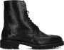 FLORIS VAN BOMMEL Veterboots Dames Selsi 02.00 Maat: 36 Materiaal: Leer Kleur: Zwart - Thumbnail 2