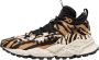 Flower Mountain Animal-print leather high-top sneakers Morican MAN Multicolor Heren - Thumbnail 1