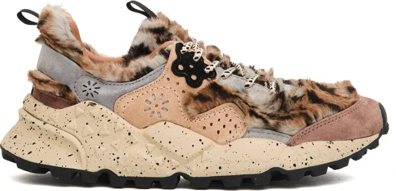 Flower Mountain Beige Sneakers met Outdoor Stijl