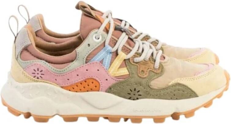 Flower Mountain Beige Sneakers voor buitenavonturen